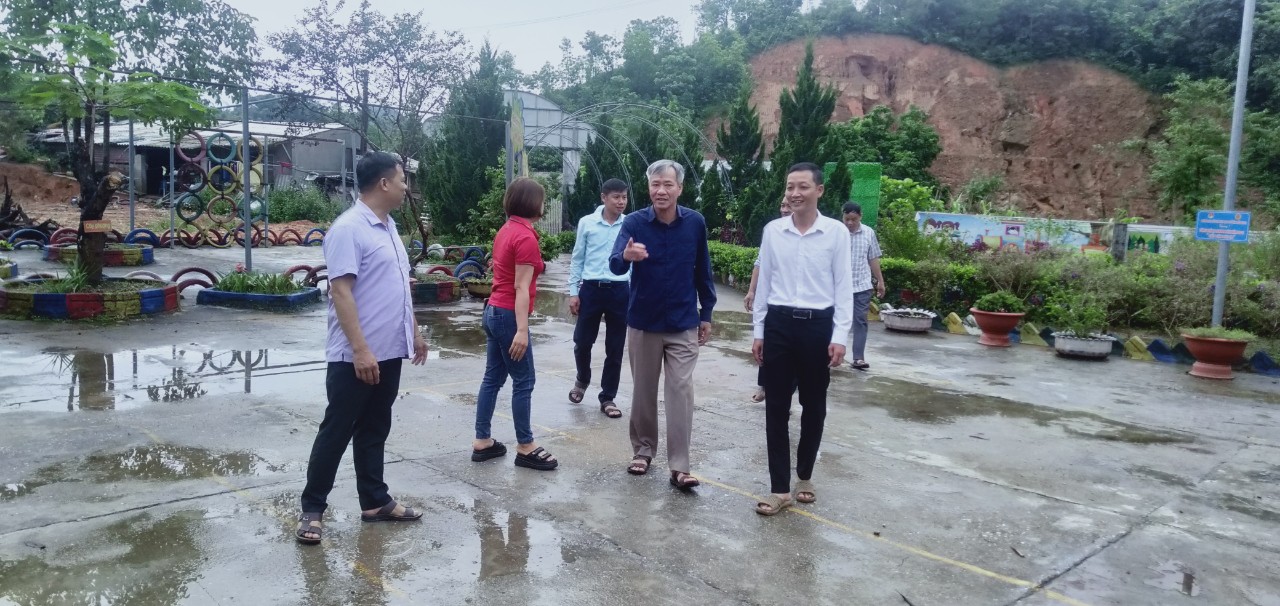 Văn phòng Điều phối nông thôn mới tỉnh Hà Giang kiểm tra tiến độ triển khai thực hiện 03 Chương trình mục tiêu quốc gia tại xã Tân Lập