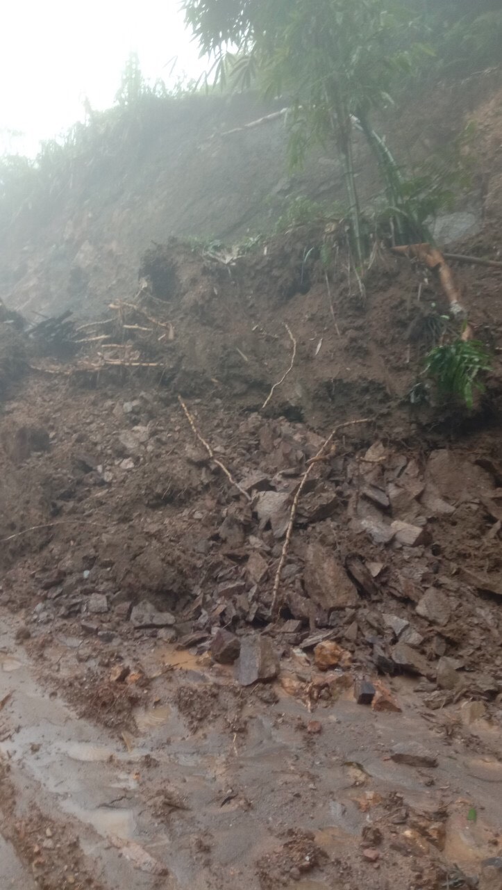 Tình hình thiệt hại do mưa lớn trên địa bàn xã