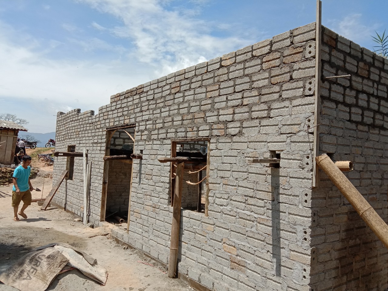 Xã Tân Lập đẩy nhanh tiến độ thực hiện Chương trình hỗ trợ, xây dựng nhà ở năm 2021