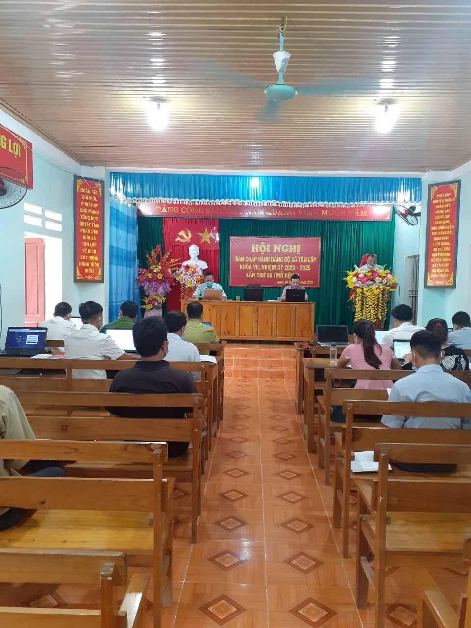 Đảng ủy xã Tân Lập tổ chức Hội nghị Ban Chấp hành lần thứ 6 (Mở rộng)