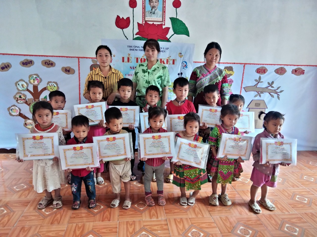 Các trường học trên địa bàn xã Tân Lập tổ chức tổng kết năm học 2022-2023