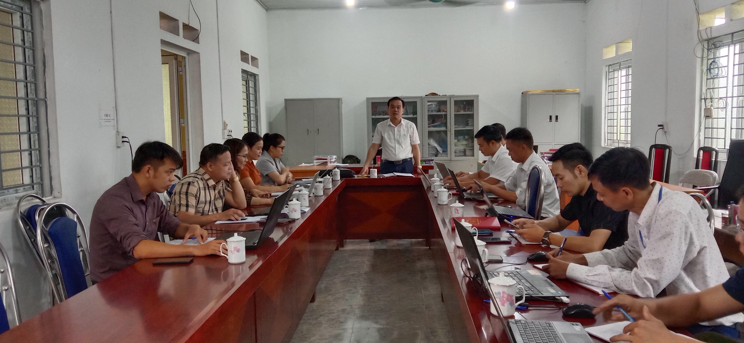 HĐND huyện giám sát công tác quản lý đất đai giai đoạn 2020 - 2023 tại xã Tân Lập